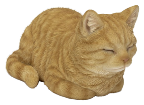 Real Life Dreaming Ginger Cat Ornament by Vivid Arts Vivid Arts