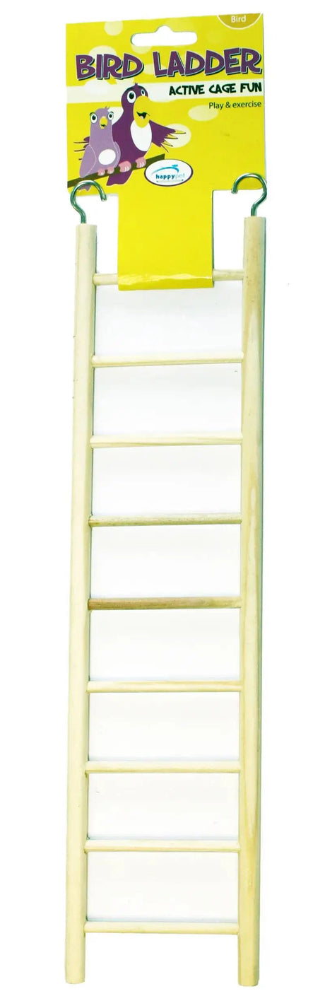 Happy Pet Wooden Bird Ladder 9 Steps Happy Pet Products Limited