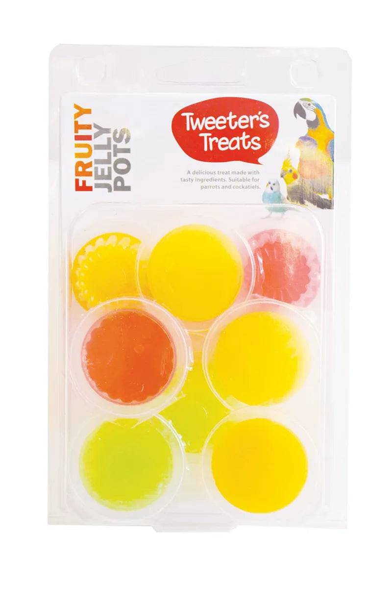 Tweeter's Treats Jelly Pots Fruity Flavours 8 pieces