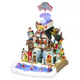 Santa's Hot Spring Oasis With 4.5V Adaptor Lemax Christmas Village Illuminated Building Lemax