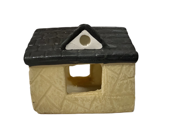 Mini Bungalow House Aquarium Ornament