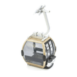 Jägerndorfer Cabin Omega IV Gold – 1:32 Scale Gondola (8-Seater) JägernDorfer
