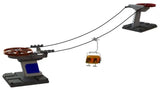 Jagerndorfer Basic Blue/Red 1-Seater Ski Lift Set – 1:32 Scale Motorized Cable System