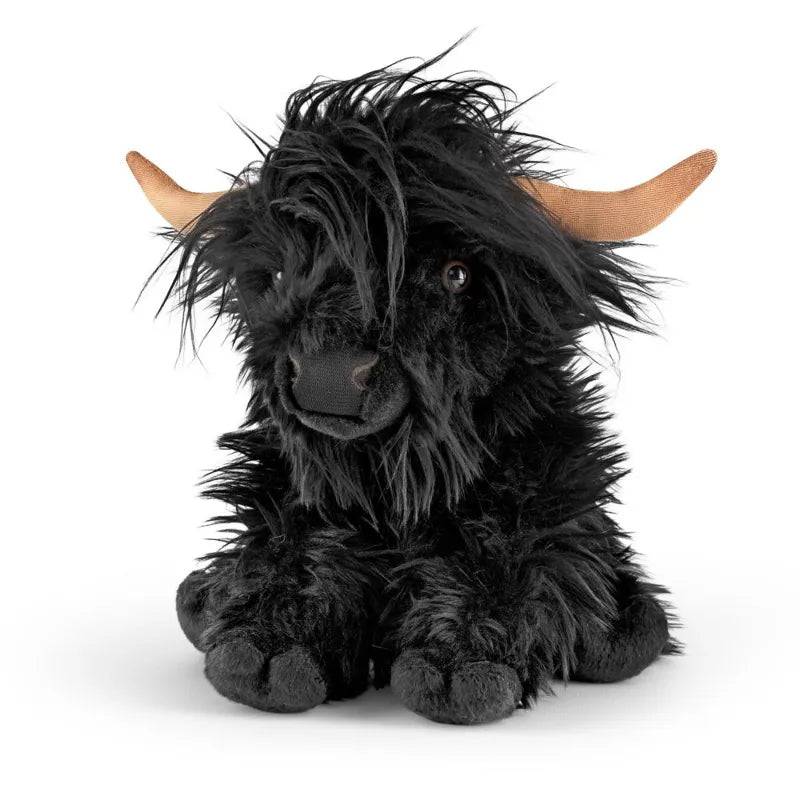 Black Highland Cow w/Sound 30cm