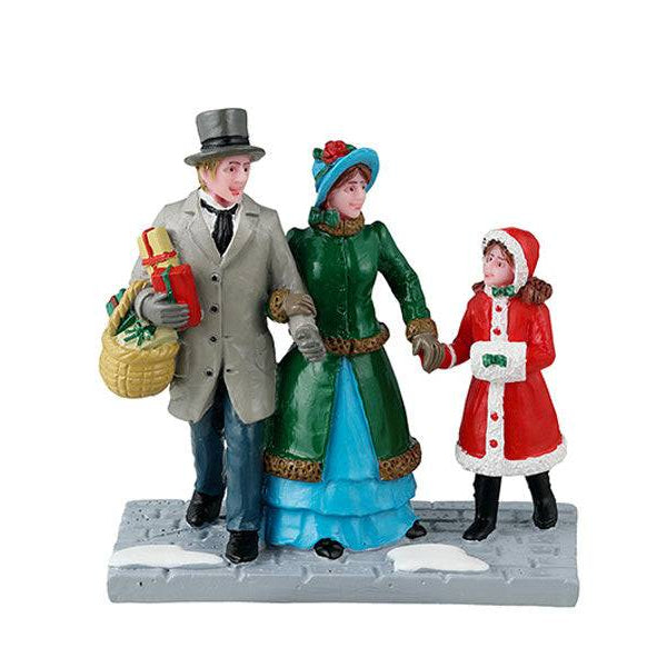 Christmas Eve Shopping Lemax Christmas Village Figurine Lemax Christmas Village