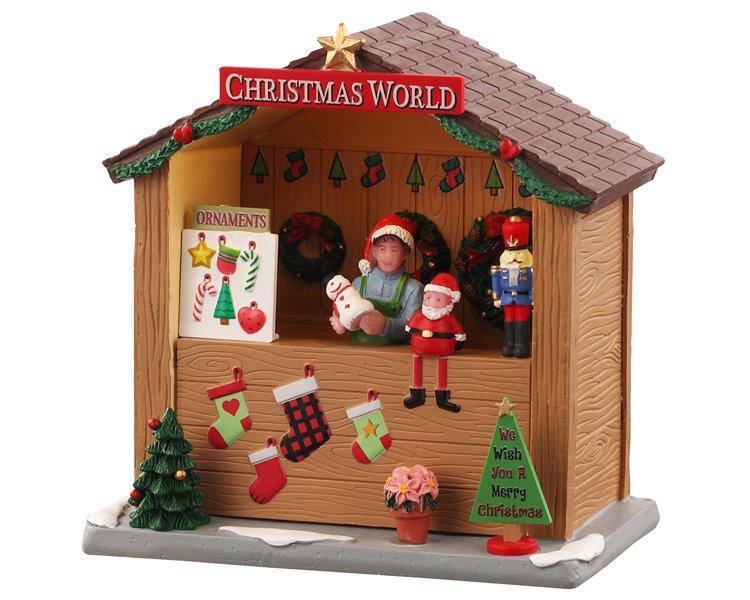 Christmas World Booth Lemax Christmas Village Table Accent Lemax Christmas Village