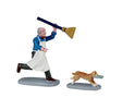 Feline Fish Thief Set of 2 Lemax Christmas Village Figurine Lemax Christmas Village