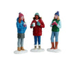 Hot Cocoa With Friends Set of 3 Lemax Christmas Village Figurine Lemax Christmas Village