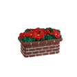 Poinsettia Planter Lemax Christmas Village Accessory Lemax Christmas Village