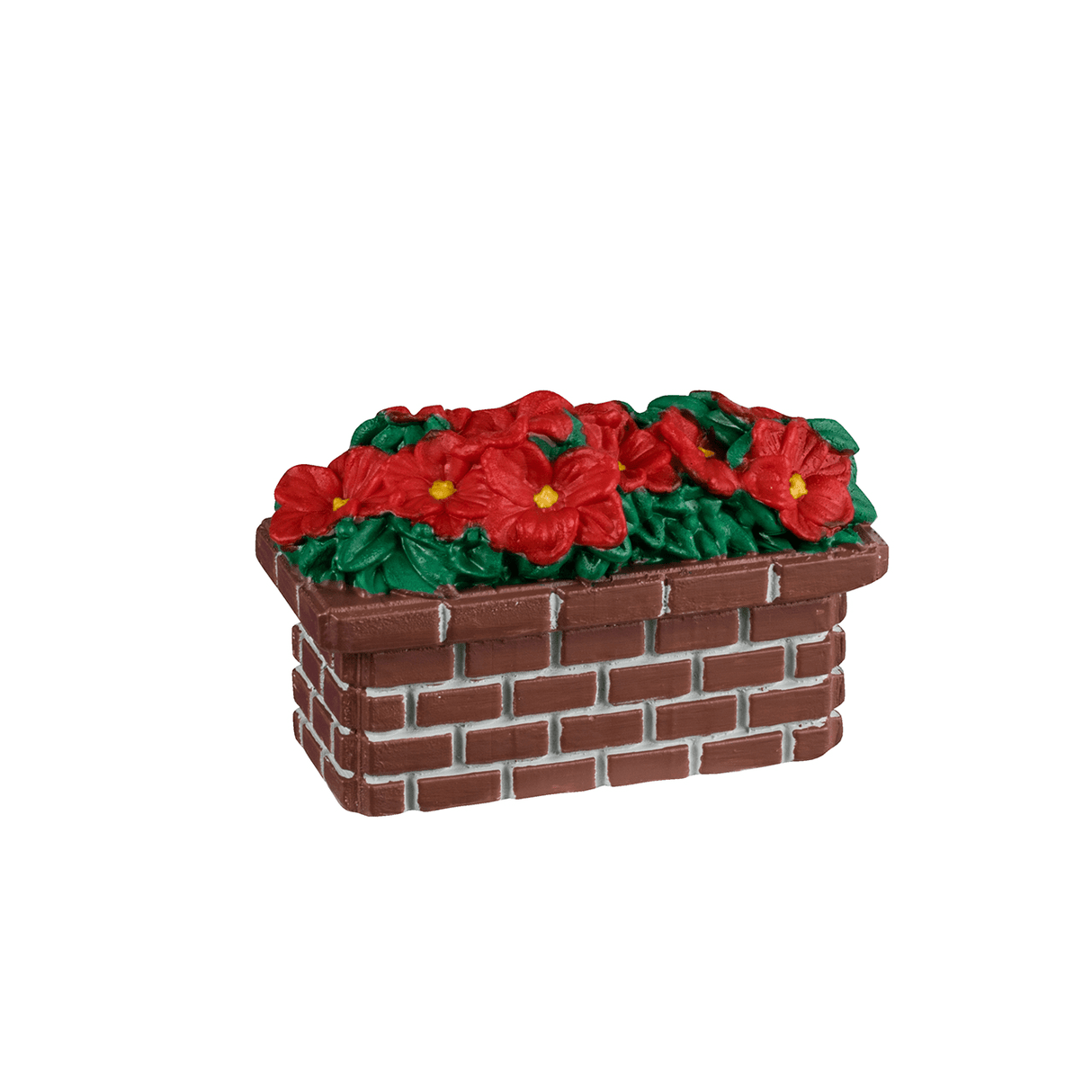 Poinsettia Planter Lemax Christmas Village Accessory Lemax Christmas Village