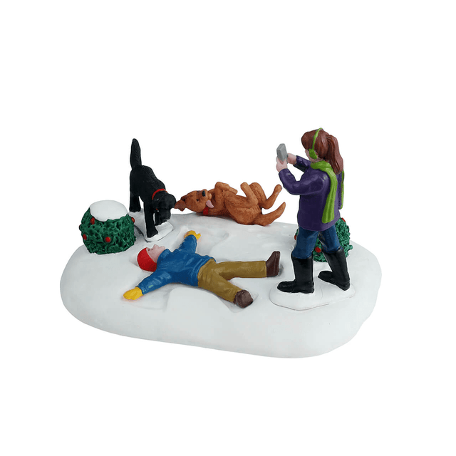 Snow Angel's Best Friend Lemax Christmas Village Table Accent Lemax Christmas Village