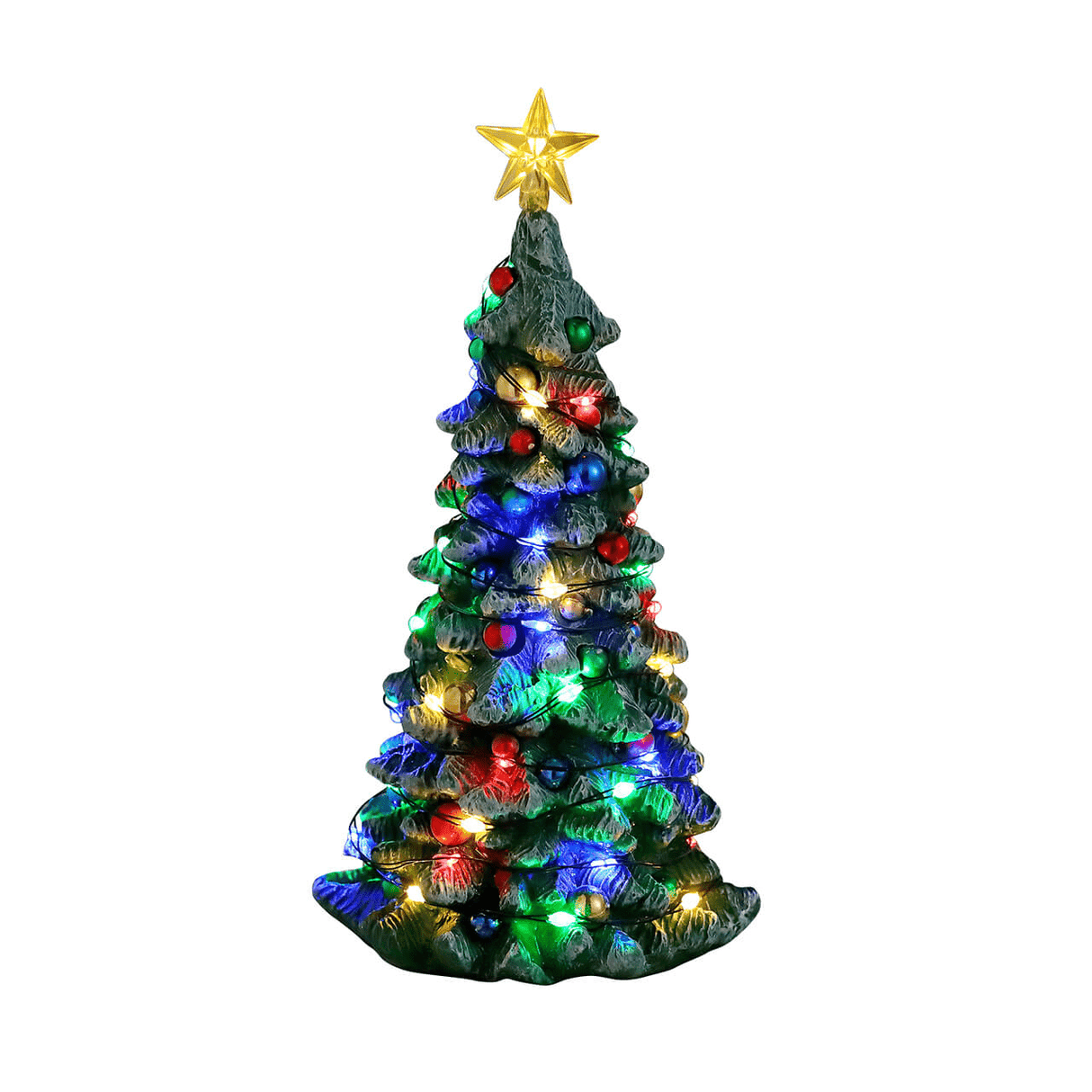 Snowy Christmas Tree Lemax Christmas Village Trees