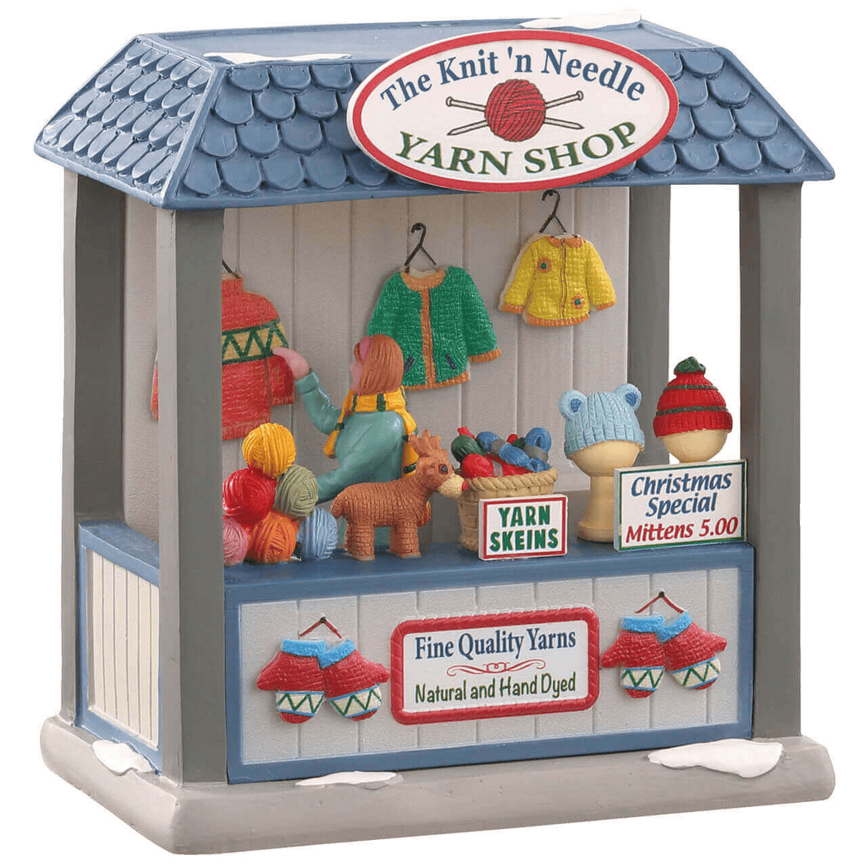 The Knit 'N Needle Yarn Shop Lemax Christmas Village Table Accent Lemax Christmas Village