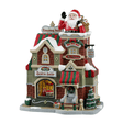 The Santa Shop Lemax Christmas Village Illuminated Building Lemax Christmas Village