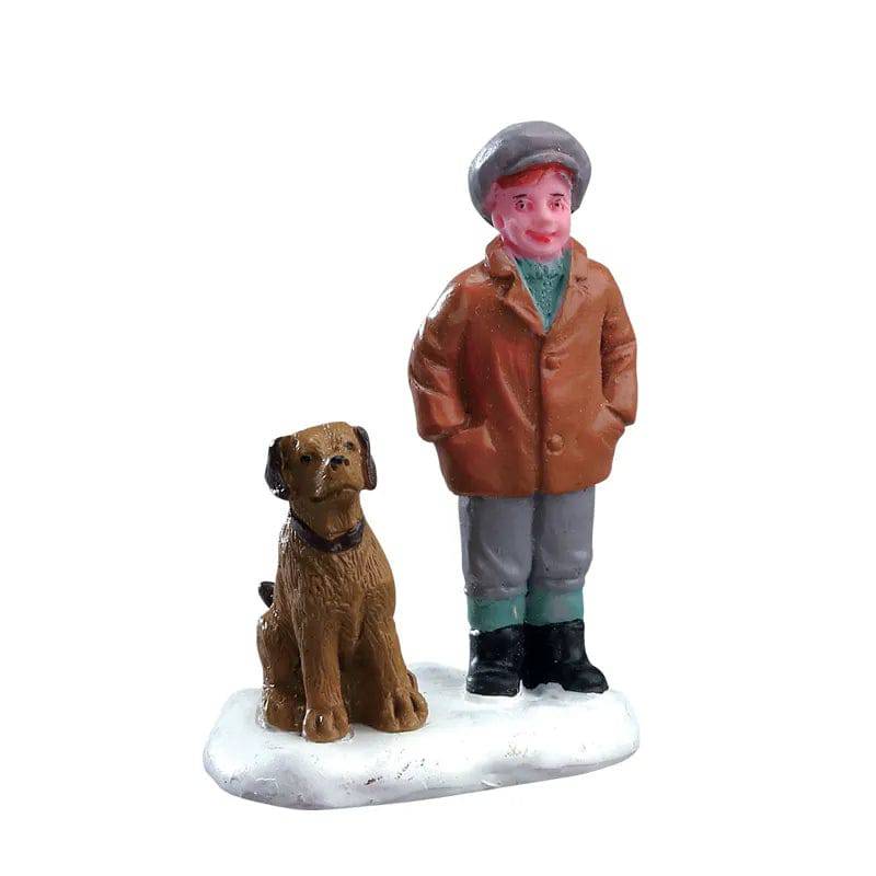 Boys Best Friend Lemax Christmas Village Figurine