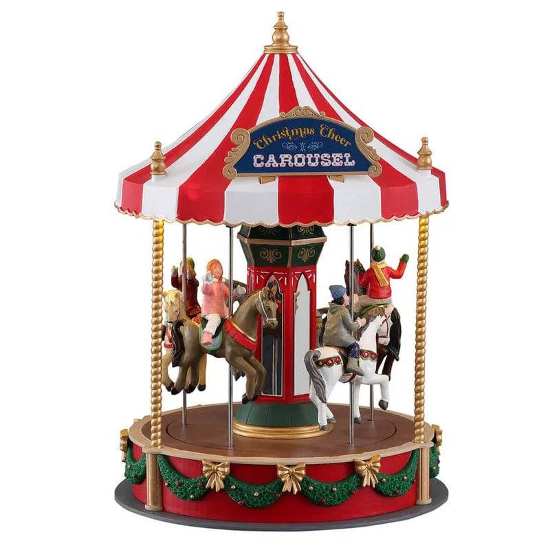 Christmas Cheer Carousel Lemax Christmas Village Sights and Sounds Lemax