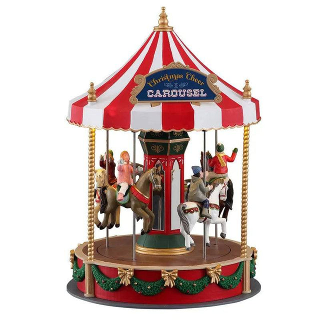 Christmas Cheer Carousel Lemax Christmas Village Sights and Sounds Lemax