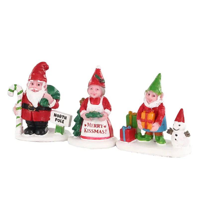 Christmas Garden Gnomes Lemax Christmas Village Accessory