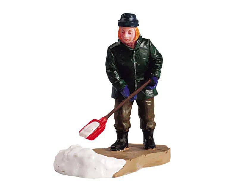 Clearing a Path Lemax Christmas Village Figurine