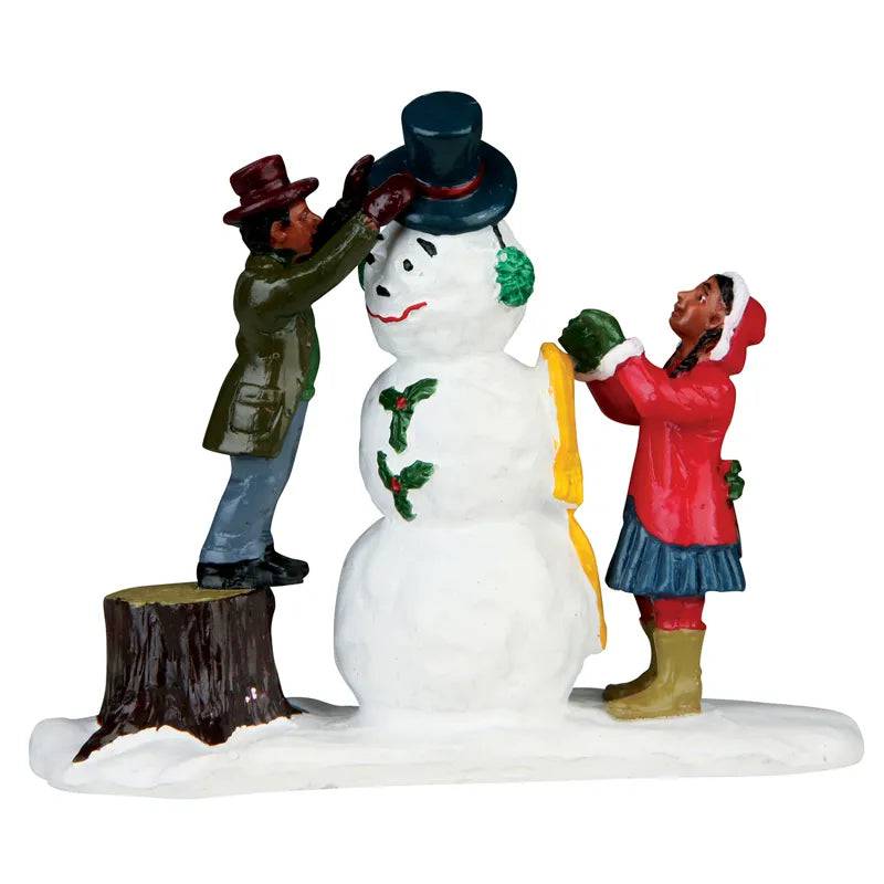 Dressing Mr. Snowman Lemax Christmas Village Figurine