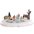 Family Skating Day Lemax Christmas Village Table Accent Lemax