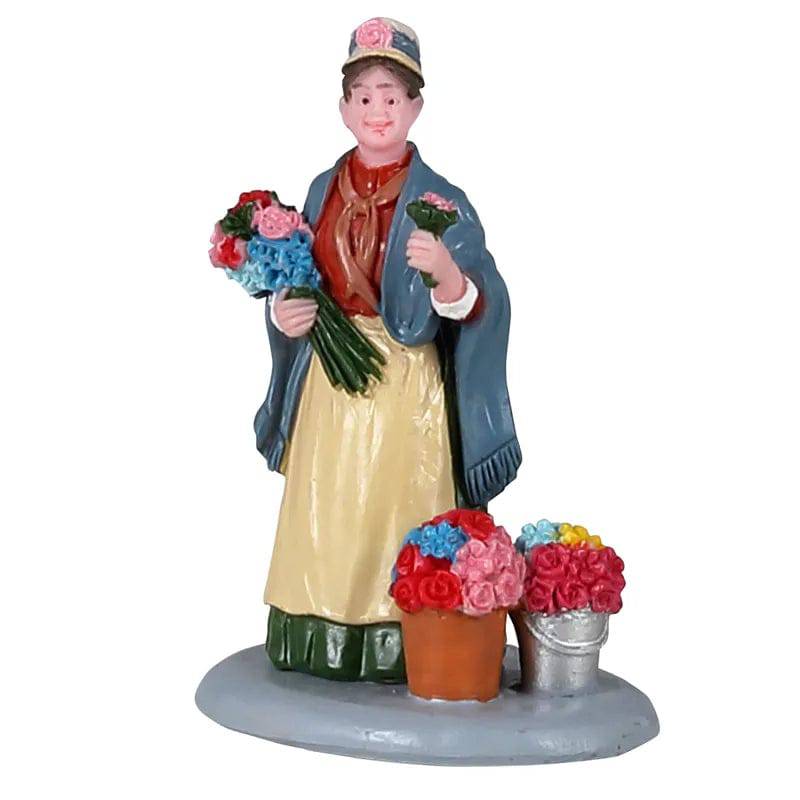 Flower Seller Lemax Christmas Village Figurine
