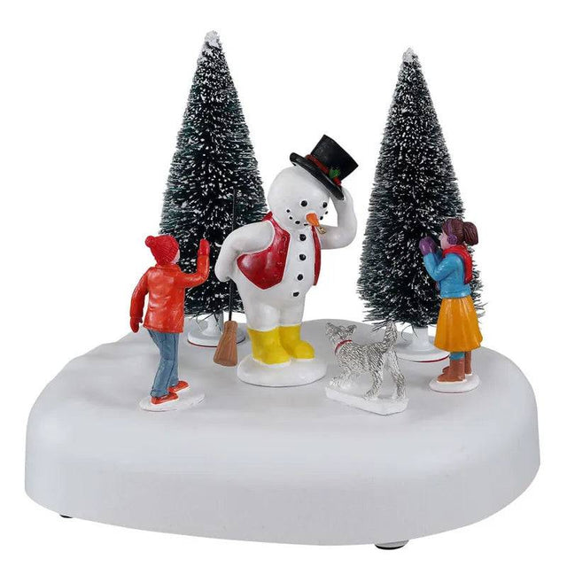 Frosty Says Hi B/O (4.5V) Lemax Christmas Village Table Accent Lemax