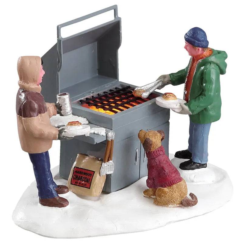 Grillin' and Chillin' Lemax Christmas Village Table Accent