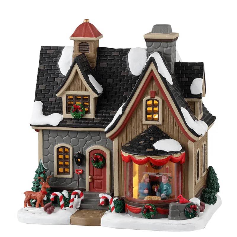 Here's To The Holidays Lemax Christmas Village Lighted Building