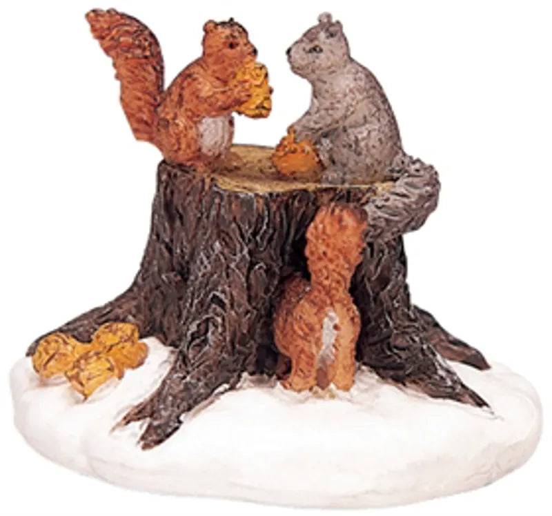 Chipmunks Lemax Christmas Village Figurine
