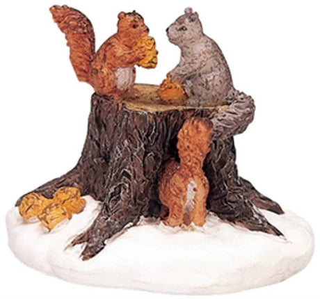 Chipmunks Lemax Christmas Village Figurine Lemax Christmas Village