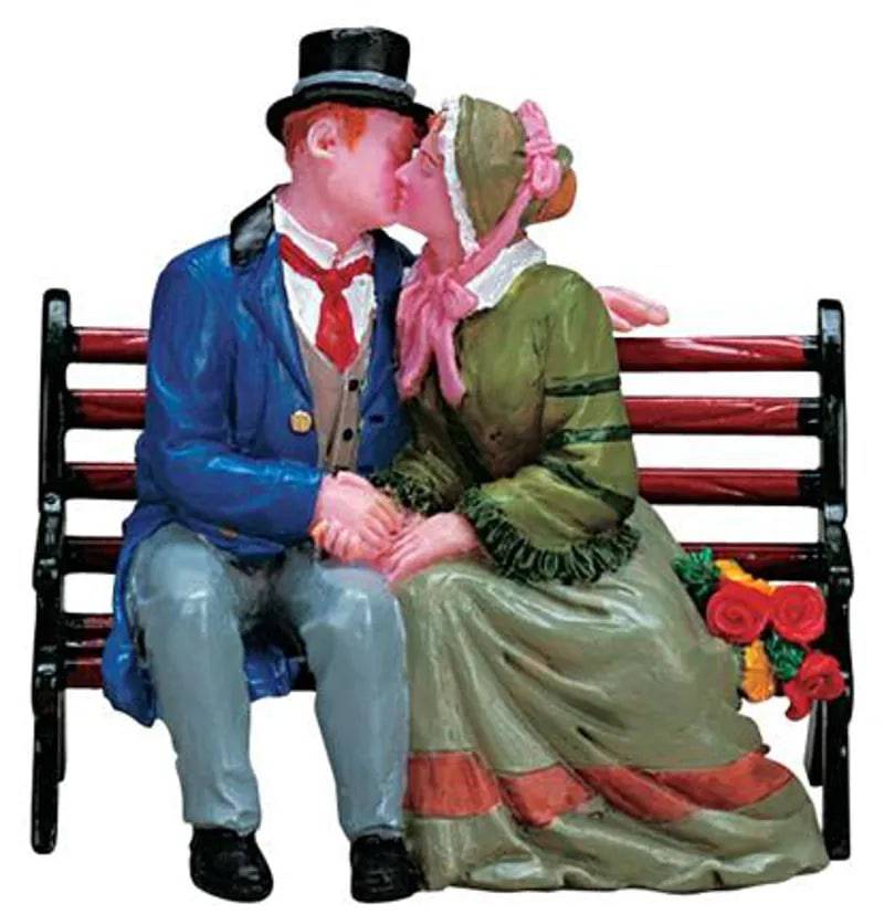 The Kiss Lemax Christmas Village Figurine