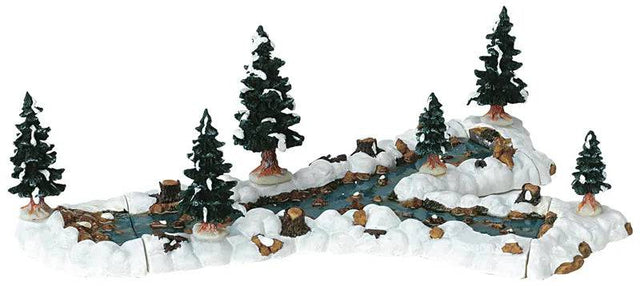 Mill Stream Fork 10pcs Lemax Christmas Village Table Accent Lemax