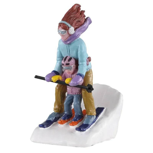 Mommy and Me Ski Lemax Christmas Village Figurine Lemax Christmas Village