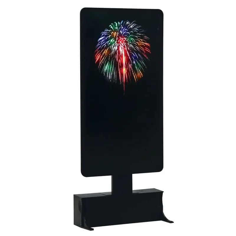 Multi-color Fireworks B/O Lemax Christmas Village Accessory