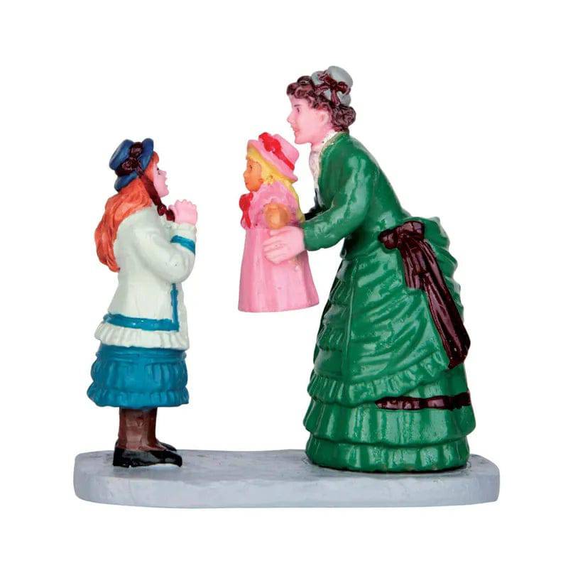 New Doll For Christmas  Lemax Christmas Village Figurine