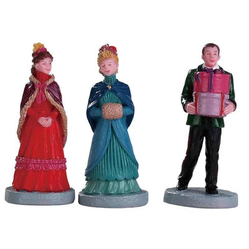 New Holiday Hats Set of 3 Lemax Christmas Village Figurine Lemax Christmas Village