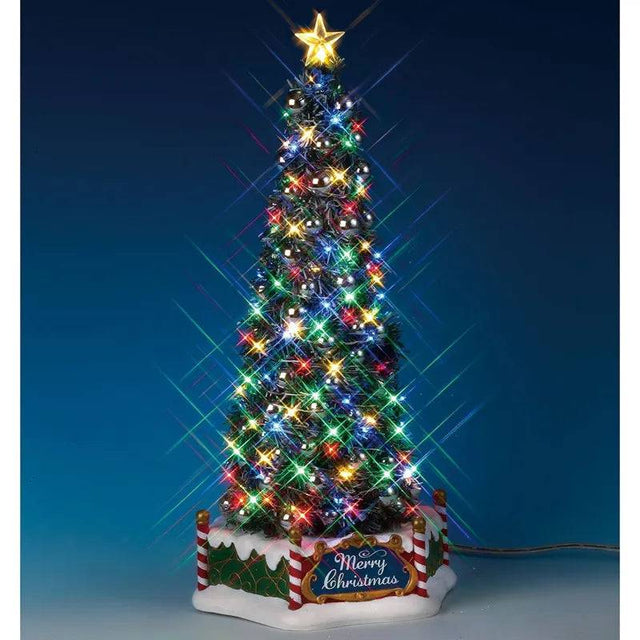 New Majestic Christmas Tree Lemax Christmas Village Table Accent Lemax