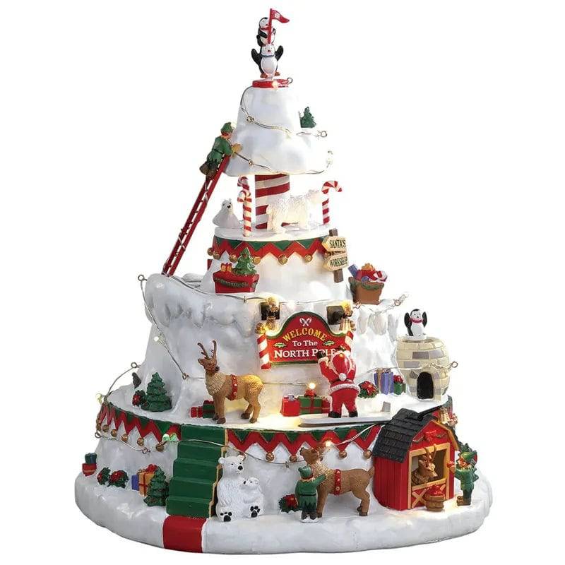 North Pole Tower Lemax Christmas Village Sights and Sounds
