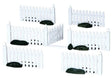 Picket Fence 7pcs Lemax Christmas Village Accessory Lemax