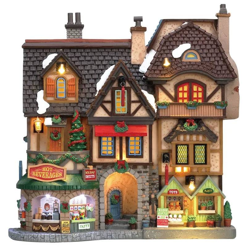 River Moors Christmas Street Festival Lemax Christmas Village Illuminated Facade