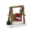 Rustic Log Swing Lemax Christmas Village Accessory Lemax