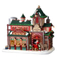 Santa's Reindeer Stables Lemax Christmas Village Illuminated Building Lemax Christmas Village