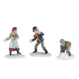Snowball Skirmish Set of 3 Lemax Christmas Village Figurine Lemax