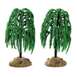 Spring Willow Tree Set Of 2 Lemax Christmas Village Trees Lemax Christmas Village