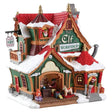 The Elf Workshop Lemax Christmas Village Illuminated Building Lemax