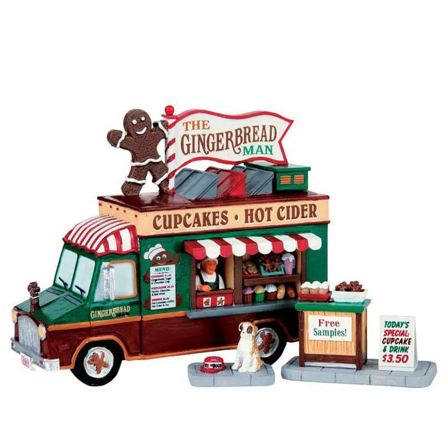 The Gingerbread Man Set Of 3 Lemax Christmas Village Table Accent Lemax Christmas Village