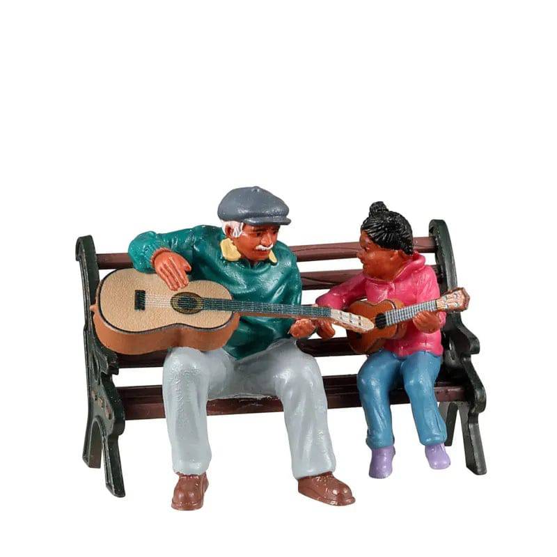 The Music Lesson Lemax Christmas Village Figurine Lemax