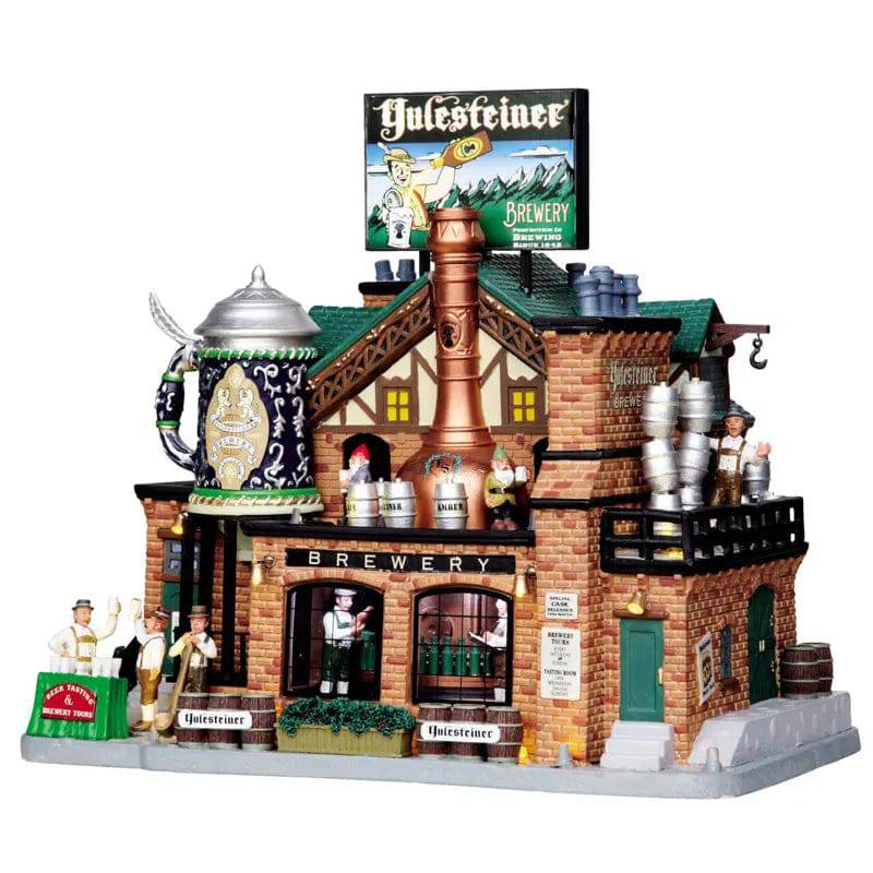 Yulesteiner Brewery With 4.5V Adaptor Lemax Christmas Village Sights and Sounds Lemax