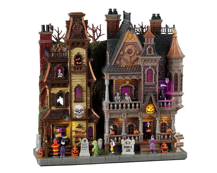 Haunted Estates Lemax Spooky Town Illuminated Facade Lemax Spooky Town